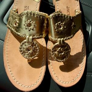 Jack Rogers Original Metallic Sandals